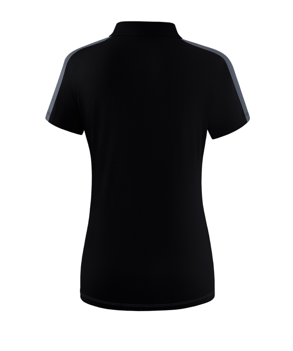 Erima Squad Poloshirt Damen Schwarz Grau - schwarz