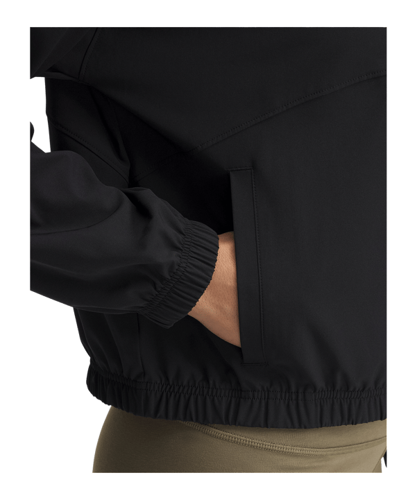 Under Armour Rival Woven Jacke Damen Schwarz F001 - schwarz