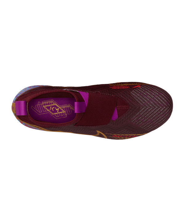Nike Jr Zoom Superfly IX Pro FG Kids Mbappe Mode 2.0 Rot Gold F694 ...