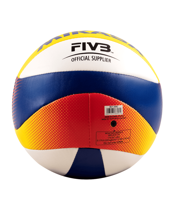 Mikasa BV1.550C Beachvolleyball Miniball Blau - blau