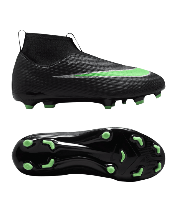 Nike Jr. Air Zoom Mercurial Superfly XI Academy High MG Shadow Kids Schwarz F001 - schwarz