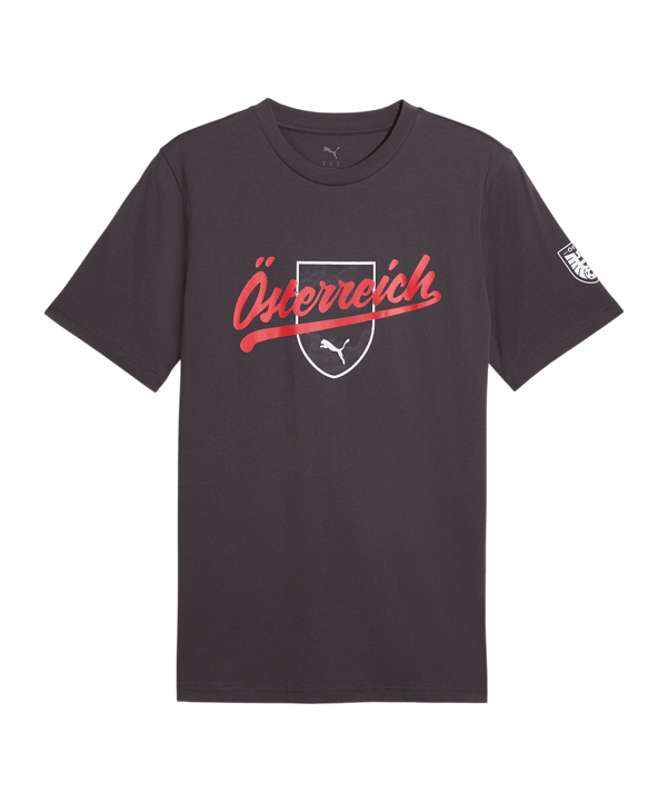 PUMA ÖFB Österreich FtblCulture T-Shirt Kids Grau F25 - grau
