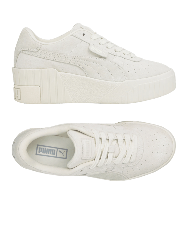 PUMA Cali Wedge Damen Beige F01 - beige