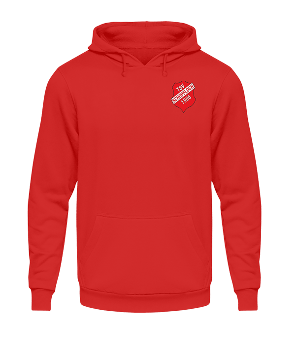 TSV Schopfloch Hoody Wappen Rot - rot