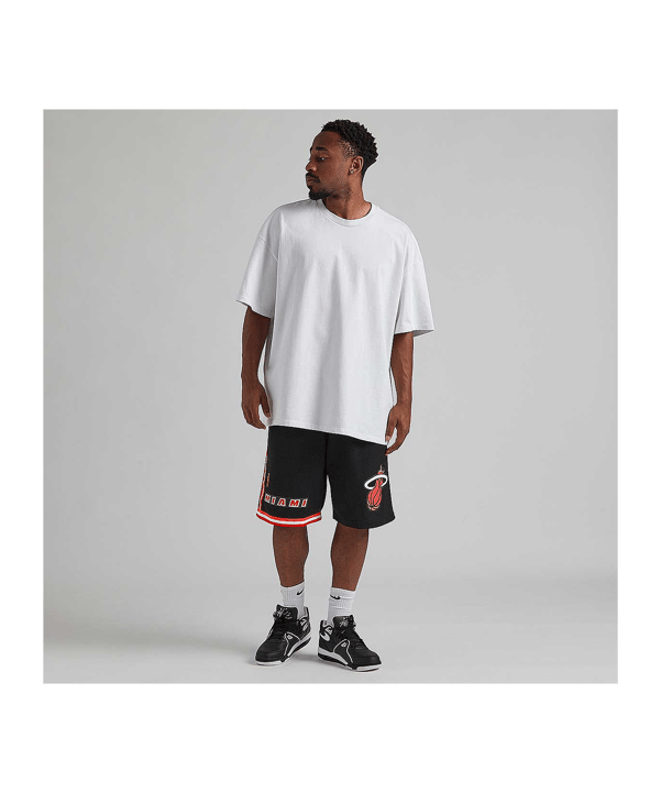 Mitchell and Ness NBA Miami Heat NBA Miami Heat Short Schwarz - schwarz