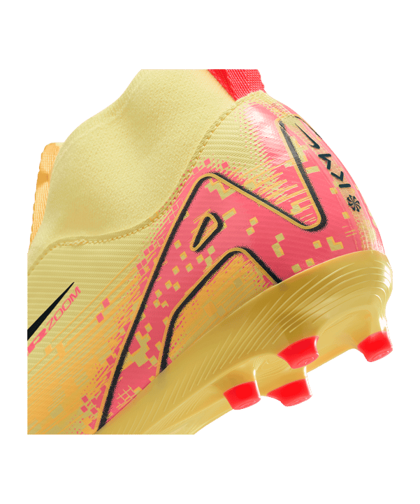 Nike Jr Zoom Mercurial Superfly X Academy FG/MG Mbappe Signature Kids Orange Blau F800 - orange