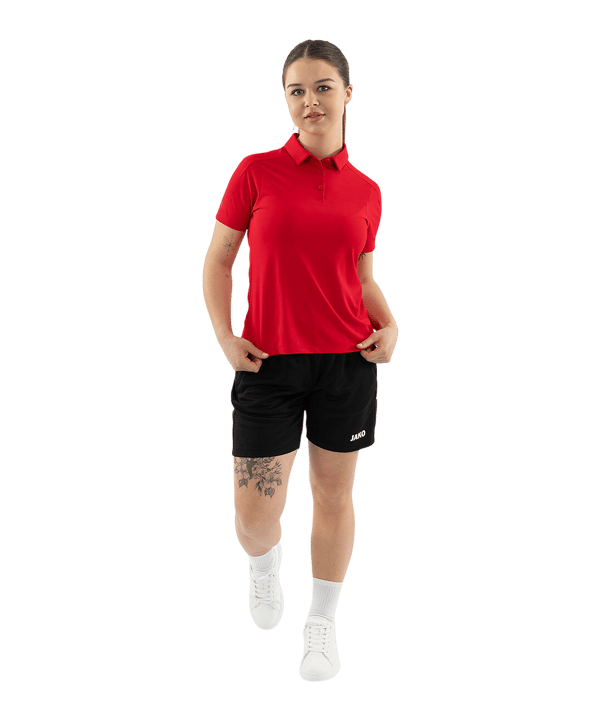 JAKO Uni Polo Damen Rot F100 - rot