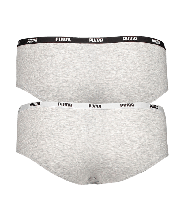 PUMA Iconic Hipster 2er Pack Damen Grau F328 - grau