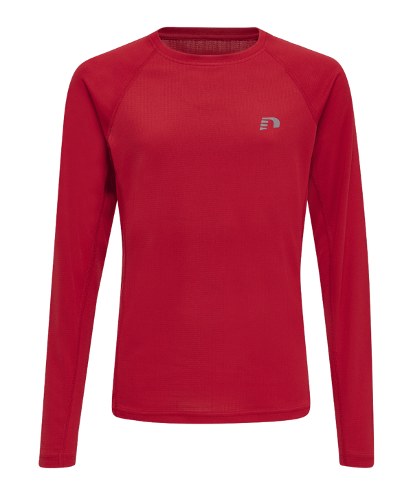 Newline Core Shirt langarm Running Kids Rot F3365 - rot