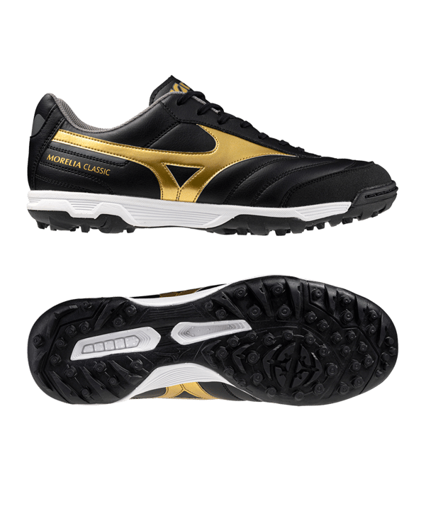 Mizuno Morelia Sala Classic TF Aurum Schwarz Gold F50 - schwarz