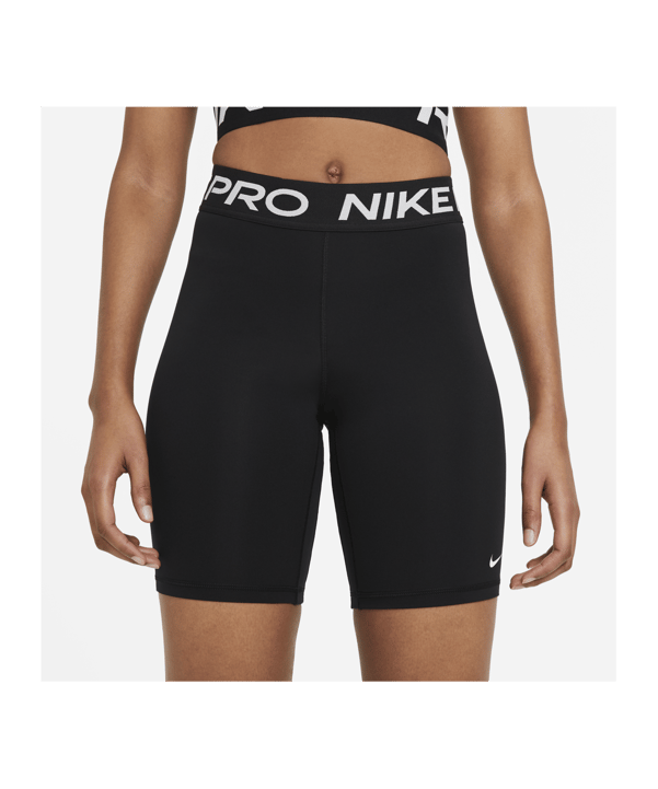 Nike 365 8IN Hi Rise Short Training Damen F010 - schwarz