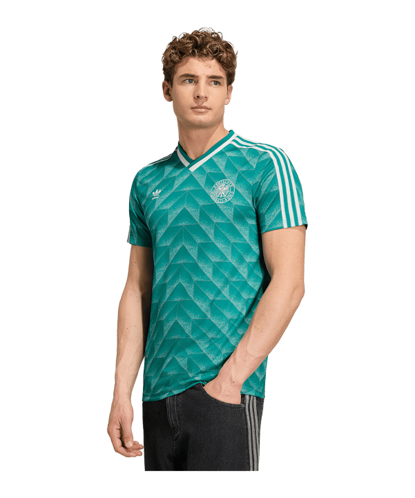 adidas DFB Germania Bringback 1990 Maglietta Away Verde - verde