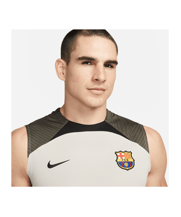 Nike FC Barcelona Trainingsshirt Beige F222 - beige