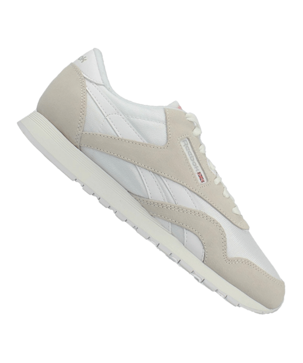 Reebok Classic Nylon Sneaker Damen Weiss Grau - weiss
