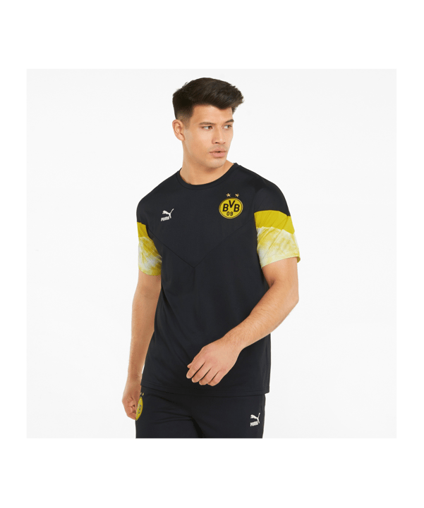 PUMA BVB Dortmund Iconic MCS T-Shirt Schwarz F02 - schwarz