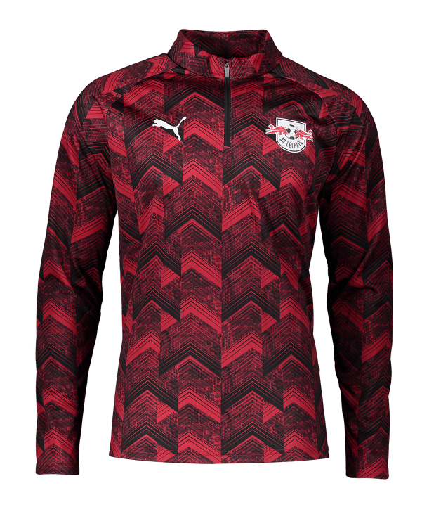 PUMA RB Leipzig Warm Up 1/4 Zip Sweatshirt Schwarz F03 - schwarz