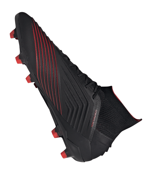 adidas Predator 19.1 FG Schwarz - schwarz