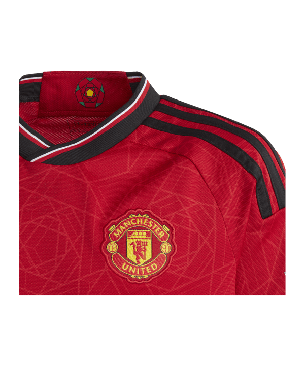 adidas Manchester United Trikot Home 2023/2024 Kids Rot - rot