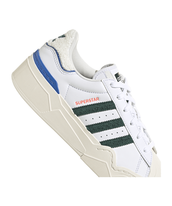 adidas Originals Superstar BonegaDamen Weiss Grün - weiss