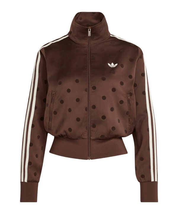 adidas Originals Satin Polka Dots Jacke Damen Braun - braun