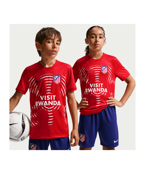 Nike Atletico Madrid Prematch T-shirt 2026/2027 Bambini Rosso C658 - rosso