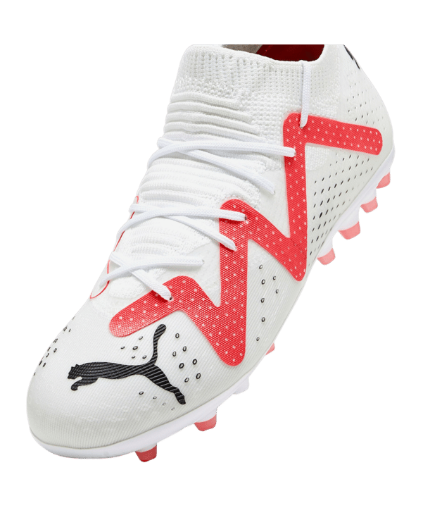 PUMA FUTURE Match MG Breakthrough Jr Kids Weiss Rot Schwarz F01 - weiss
