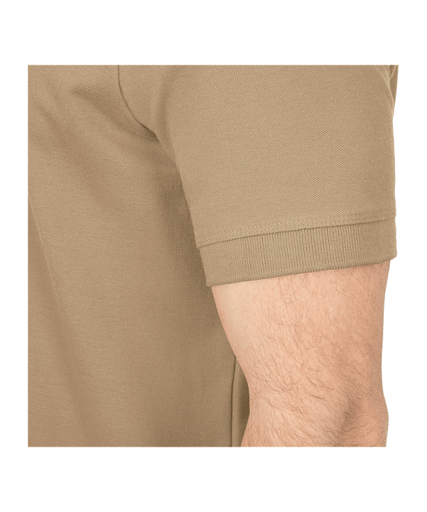 JAKO Organic Polo Shirt Beige F380 - braun
