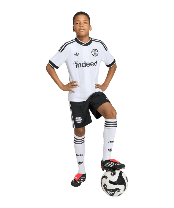 adidas Eintracht Frankfurt Pantaloncini Away 2026/2027 Bambini Nero - nero