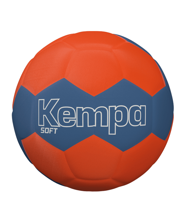 Kempa Soft Fussball Grau Rot F05 - grau