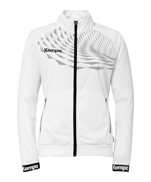 Kempa Wave 26 Poly Jacke Damen Weiß F02 - weiss