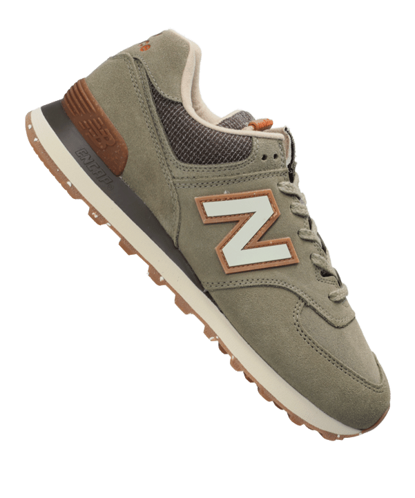 New Balance ML574 D Sneaker Grün F6 - braun