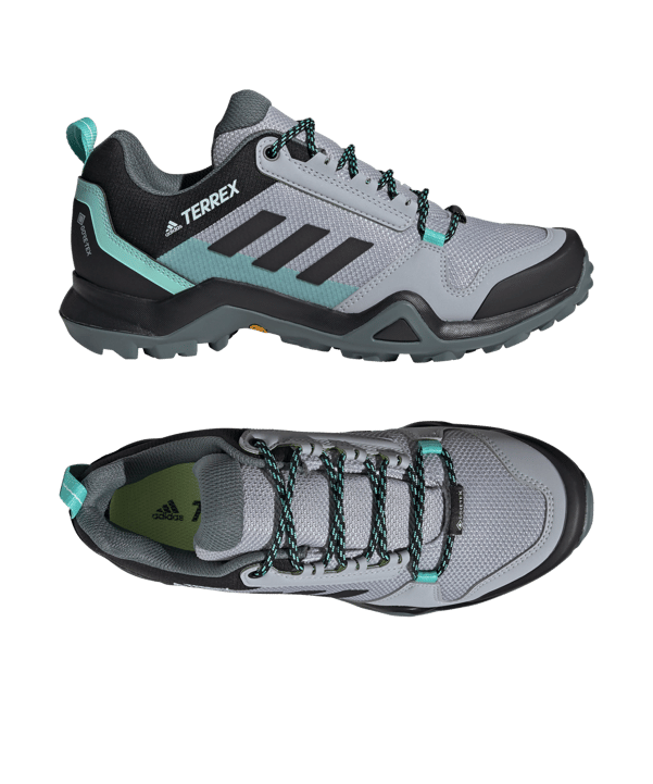 adidas Terrex AX3 GTX Damen Grau Türkis - grau
