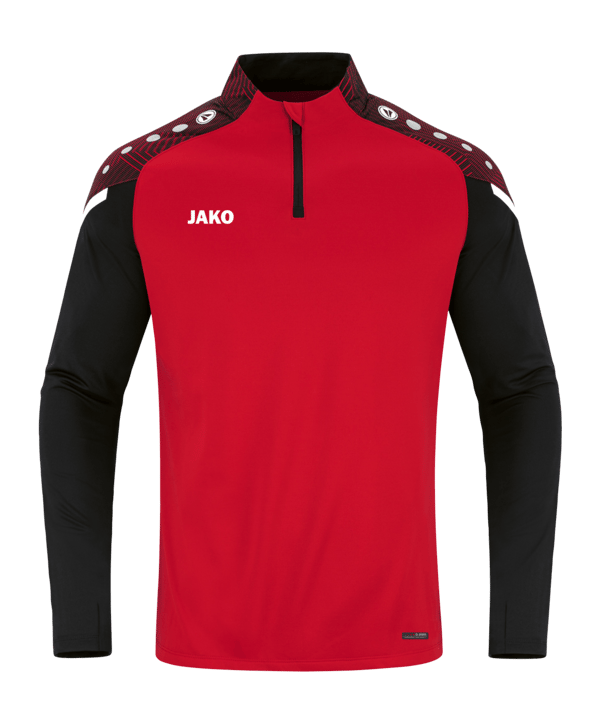 JAKO Performance Ziptop Kids Rot Schwarz F101 - rot