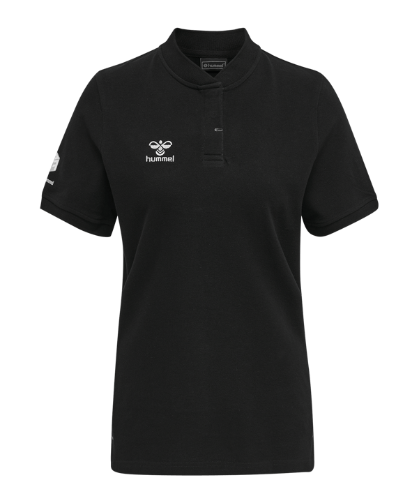 Hummel Move Grid Polo Damen Schwarz F2001 - schwarz