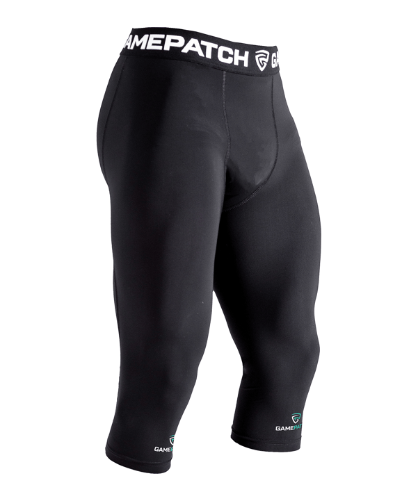 Gamepatch 3/4 Compressitight Tight Schwarz - schwarz