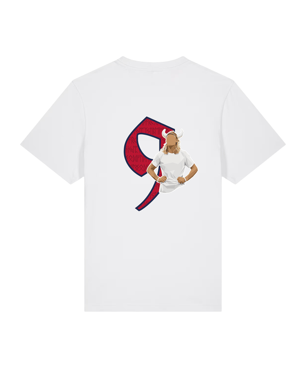 11teamsports Norwegen "VIKING KING" T-Shirt WM 2026 Weiß - weiss