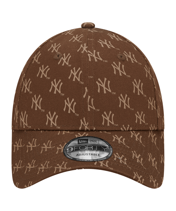 New Era New York Yankees New York Yankees Monogram 9Forty Cap Braun - braun