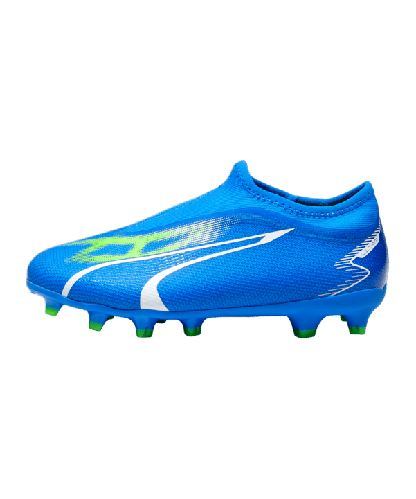 PUMA ULTRA Match LL FG/AG Jr Gear Up Kids Blau Weiss F03 - blau