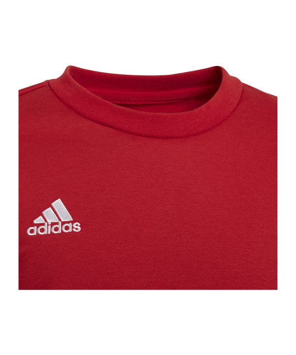 adidas Entrada 22 Sweatshirt Kids Rot - rot