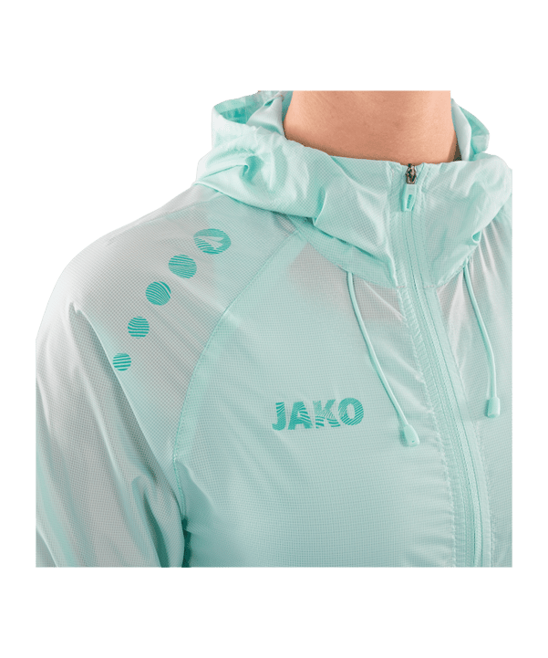 JAKO Flow Lightweight Jacke Damen Grün F251 - gruen
