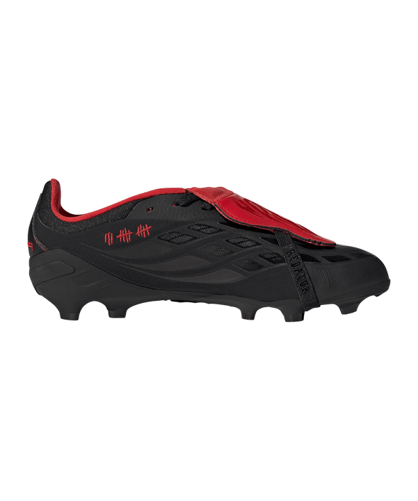 adidas Predator Elite FG Leather Tech Kids Schwarz