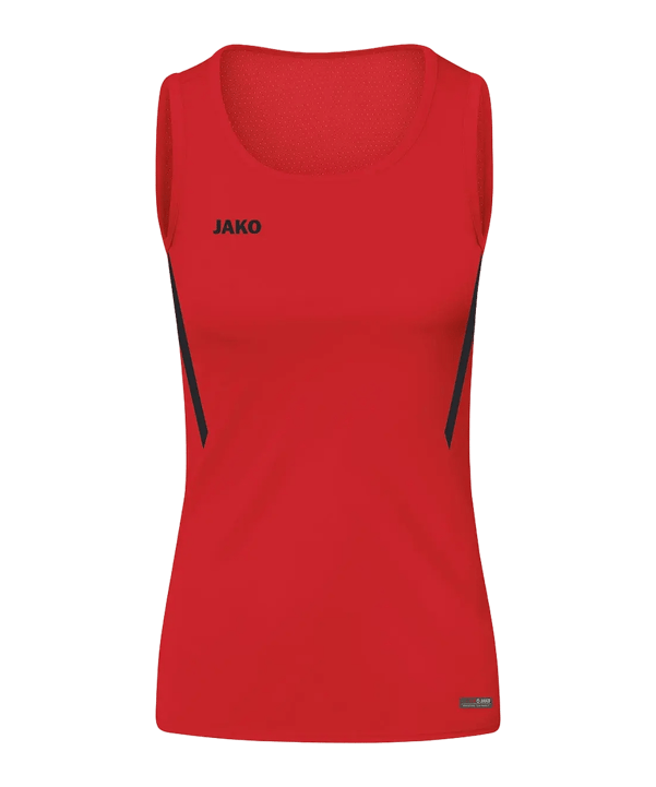 JAKO Challenge Tanktop Damen Rot Schwarz F101