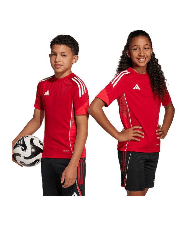 adidas Tiro 25 Competition Trainingsshirt Kids Rot - rot