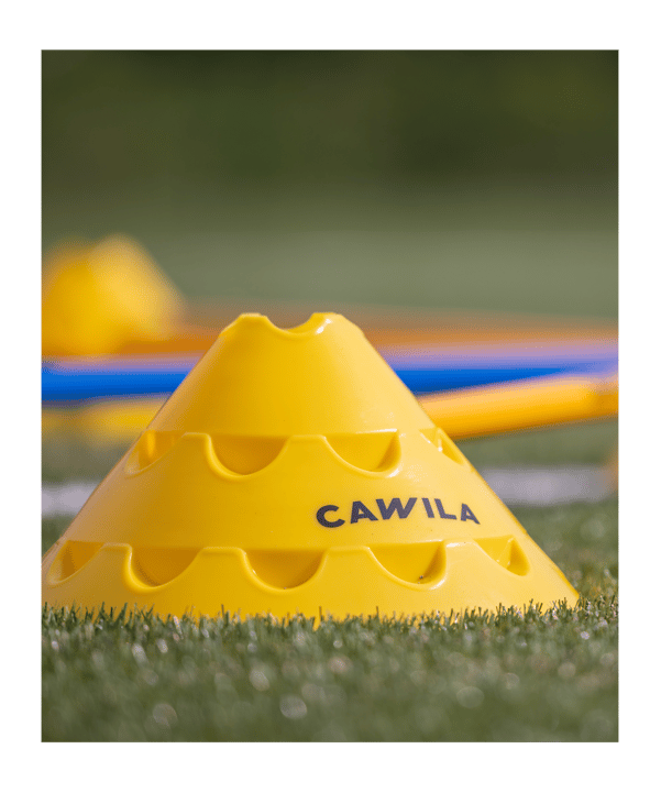 Cawila Markierungshauben MULTI | 10er Set | Durchmesser 30cm, Höhe 15cm | gelb - gelb