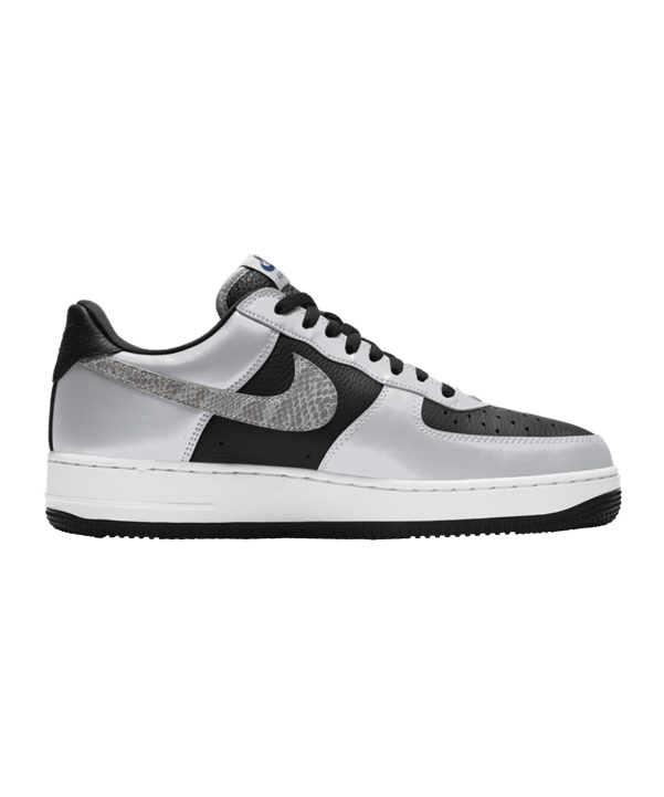 Nike Air Force 1 Schwarz Silber F001 - schwarz