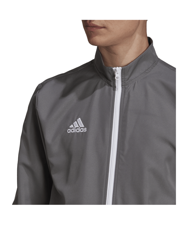 adidas Entrada 22 Präsentationsjacke Grau - grau