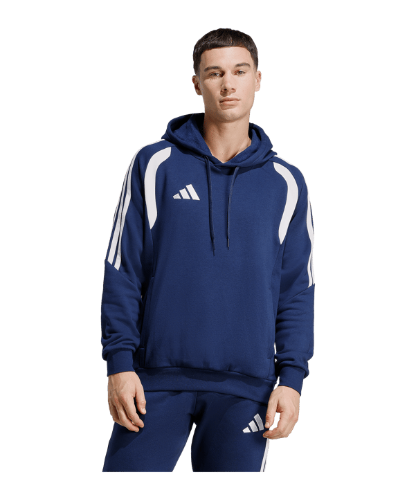 adidas Tiro 26 League Hoody Dunkelblau - weiss