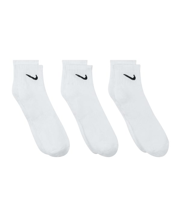 Nike Everyday Cushion Crew 3er Pack Socken F100 - weiss