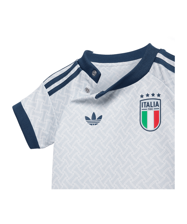 adidas FIGC Italien Babykit Trikot Set Away WM 2026 Kids Blau - blau