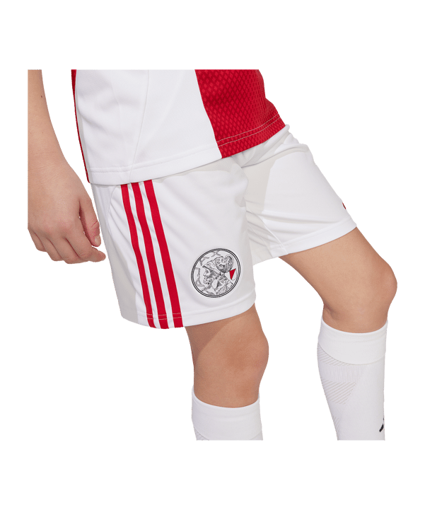 adidas Ajax Amsterdam Short Home 2025/2026 Kids Weiß - weiss